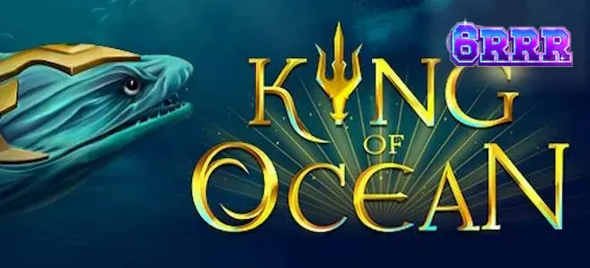 Cena de ação subaquática no jogo King of Ocean com canhões e criaturas marinhas